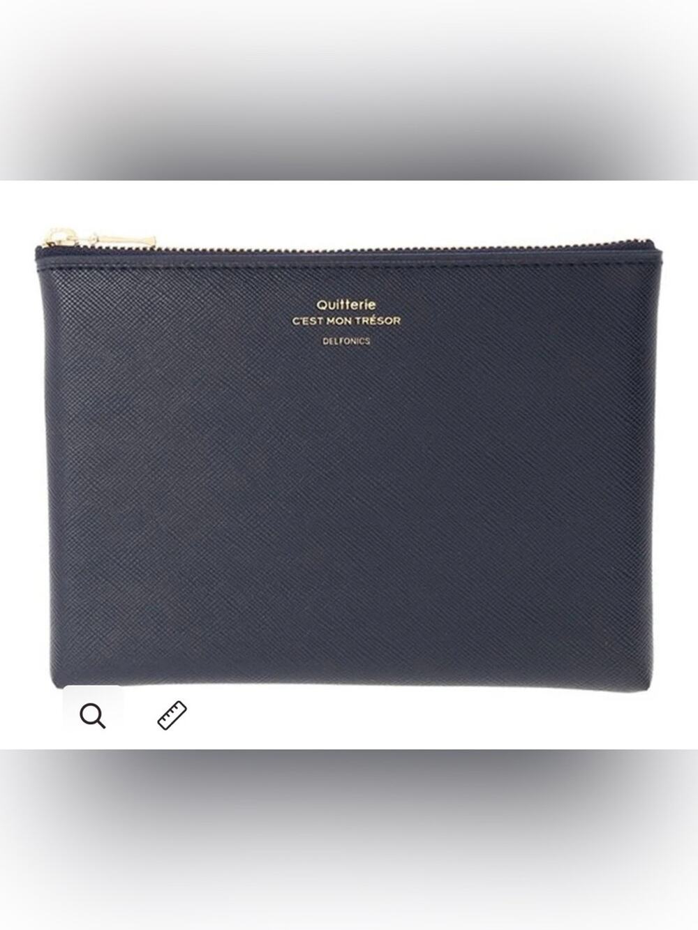 Delfonics Quitterie 'C’est Mon Tresor’ Pouch Black